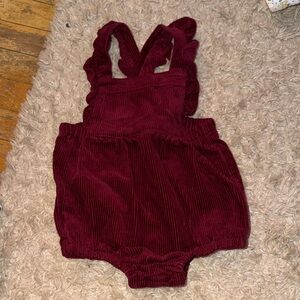 Old Navy Maroon Baby Romper